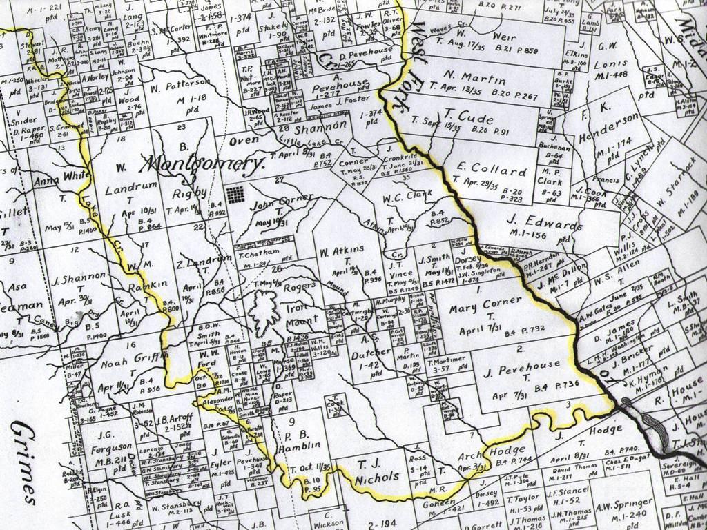 Lake Creek Settlement Map